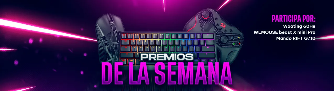 Premios de la semana: Teclado, Mouse, Mando